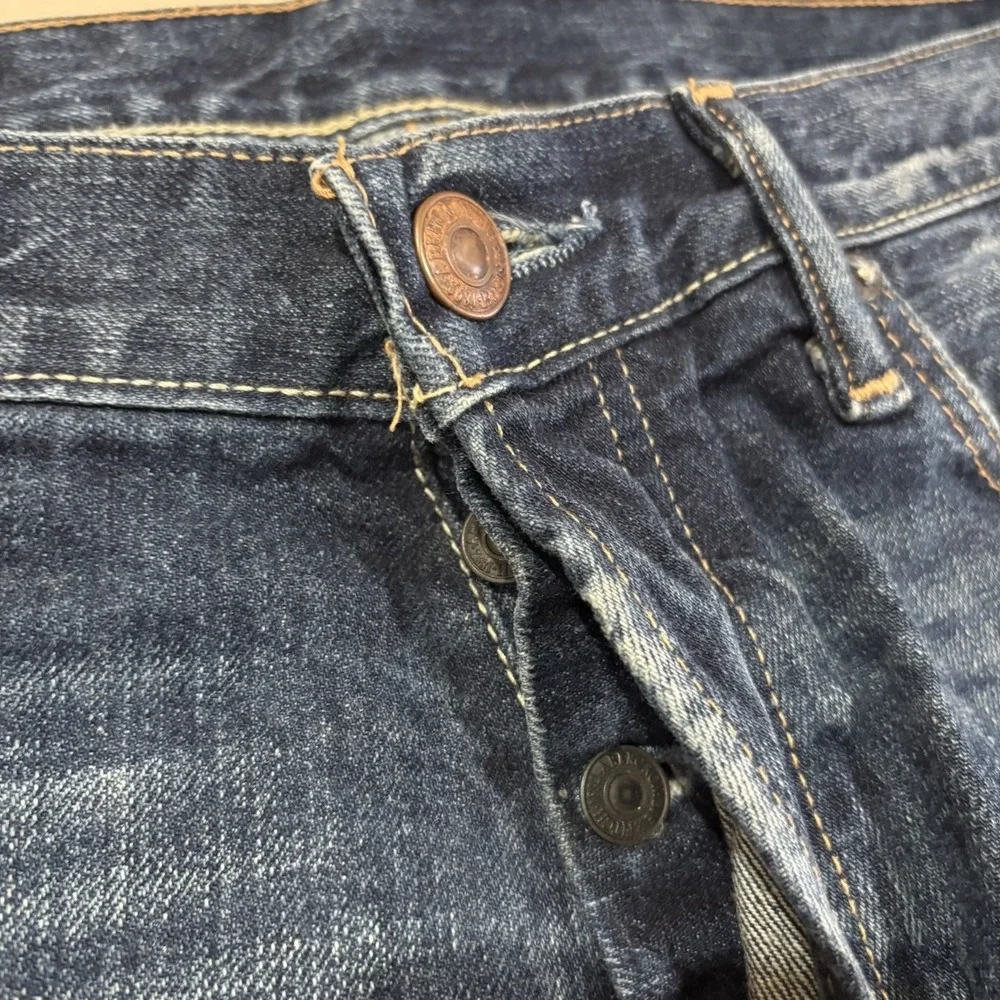 VTG Y2K Abercrombie Fitch Baxter Jeans Men's 34x31 Low Rise Slim Boot Distressed